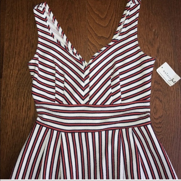 Maison Jules Red and Blue Stripes - Picture 2 of 2